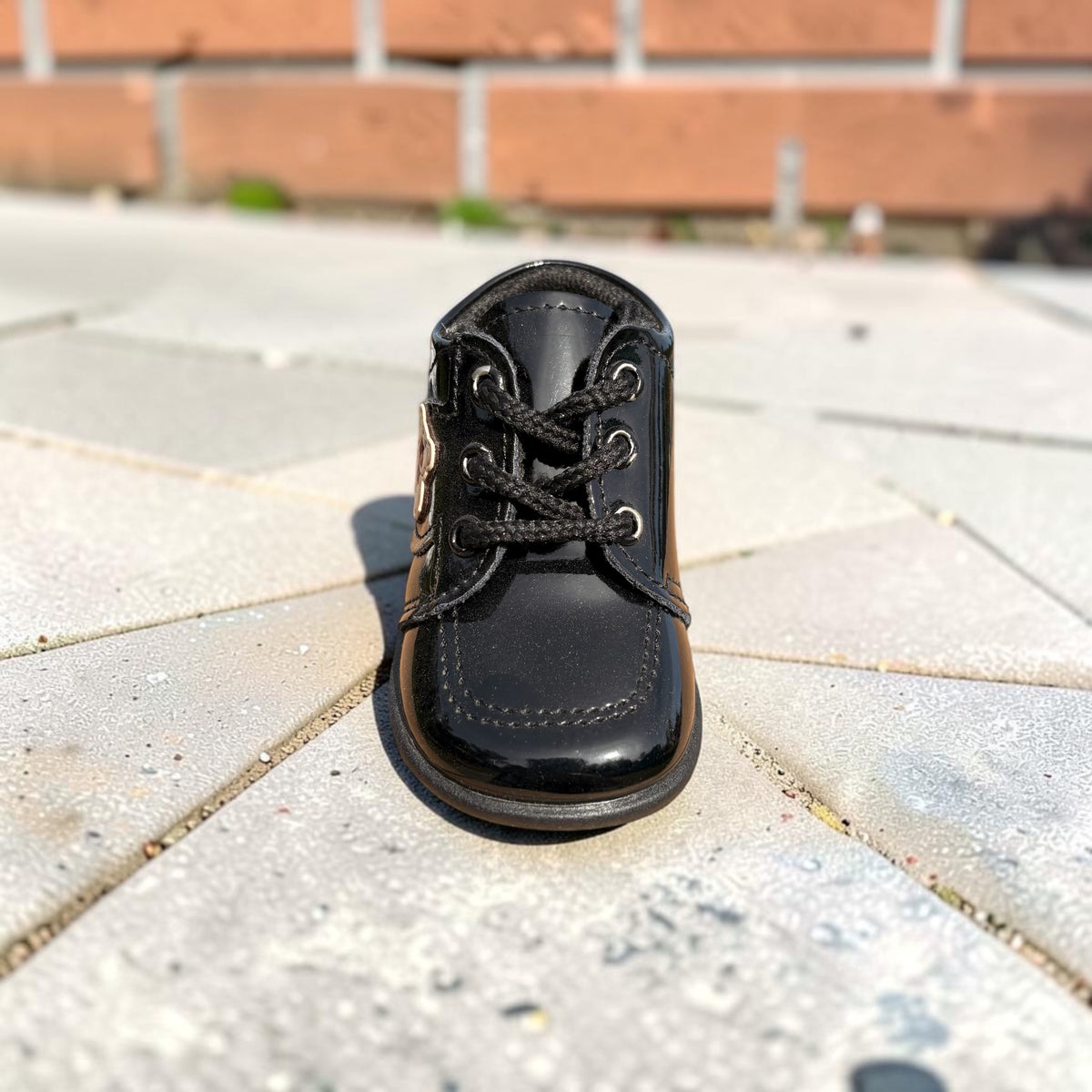 Teddy, zapato de charol negro con osito Christhinne - foto 2