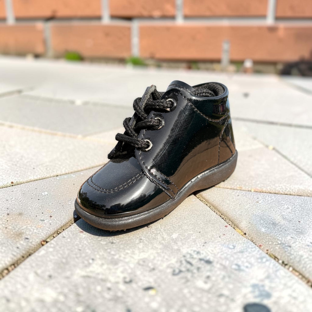 Teddy, zapato de charol negro con osito Christhinne - foto 3